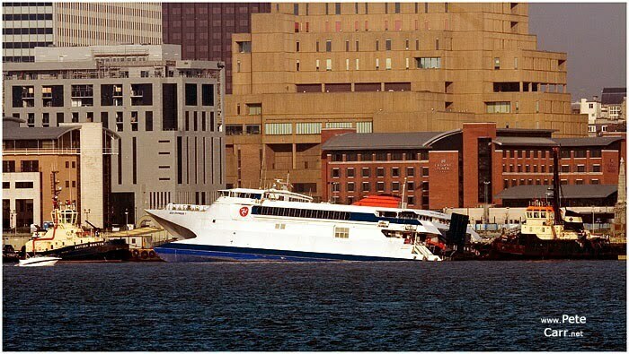 Semi-Sinking Seacat in Liverpool