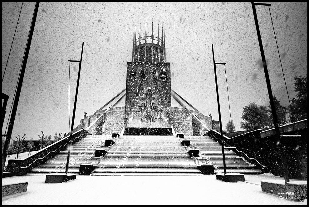 Metropolitan Cathedral in snow