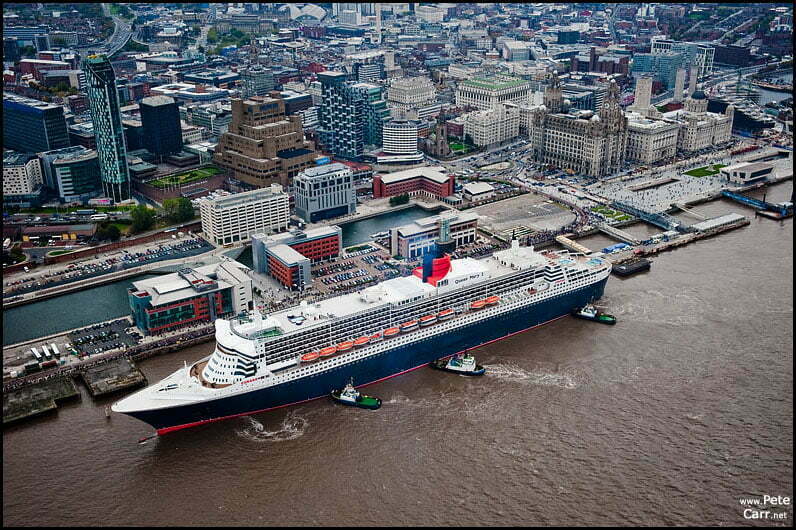 Queen Mary 2 in Liverpool