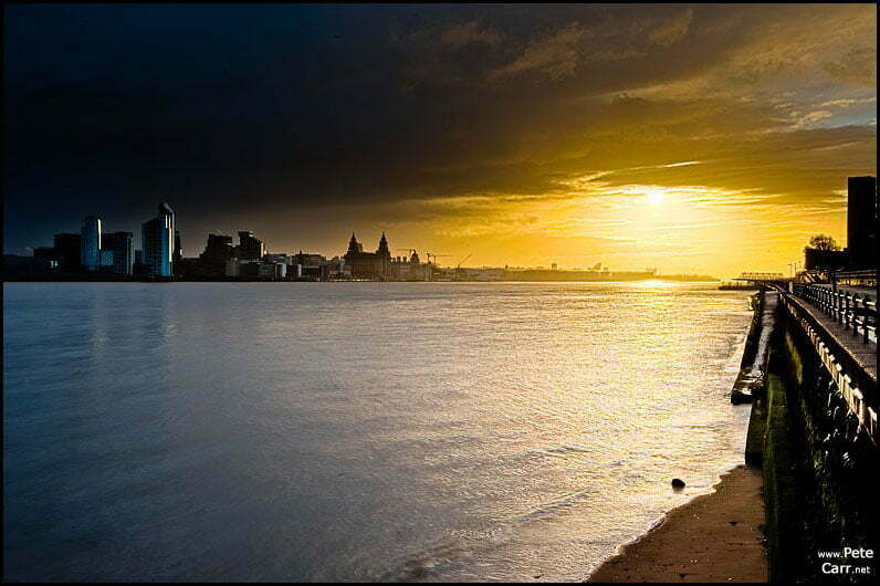 The sun breaks through