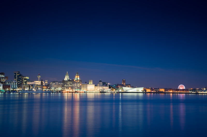 The Liverpool waterfront The Liverpool waterfront