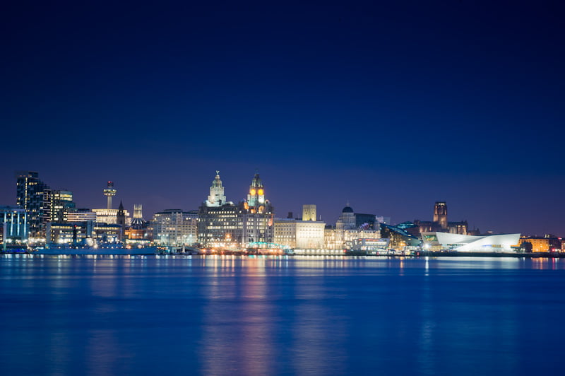 The Liverpool waterfront The Liverpool waterfront