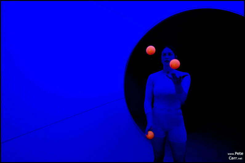 Blue girl in Colourdome